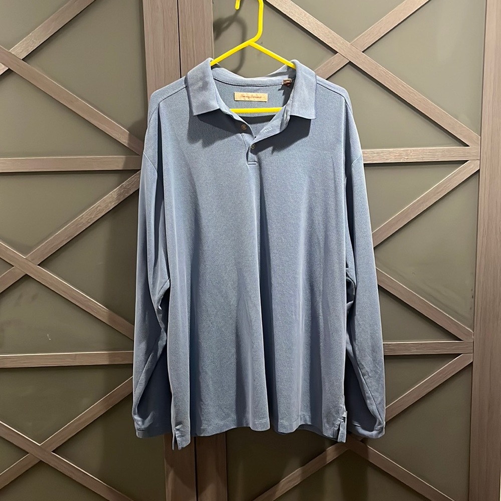 Tommy Bahama long sleeve polo shirt
